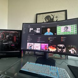 RTX 3060 Ti GAMING PC + 32” Alienware Monitor FULL SETUP