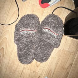 Gray Balenciaga Slides