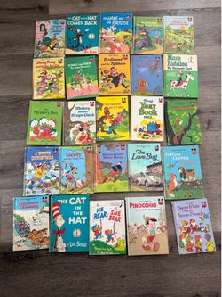 Vintage Children’s Book Lot – Disney, Dr. Seuss & Beginner Books – 25 Books
