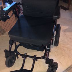 Like New Lightweight Foldable Electric Wheelchair 