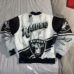 Vintage CHALK LINE RAIDERS JACKET Sz Large FANIMATION