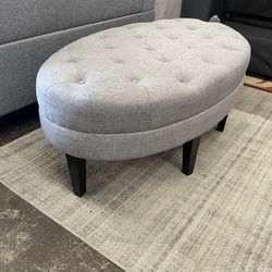 Grey Ottoman 