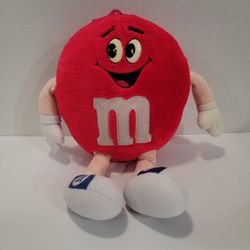 Vintage 1987 Red M&M’s Fun Friend Stuffed Toy Plush ~ M & M, M&M