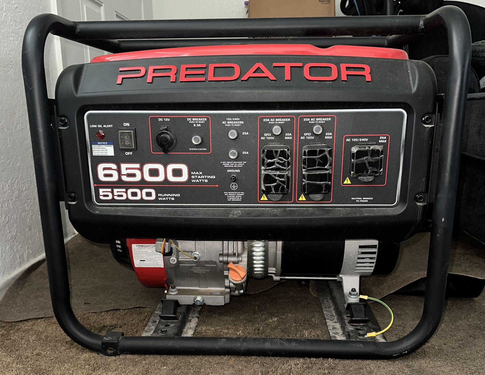 Predator 6500 Watts Generator