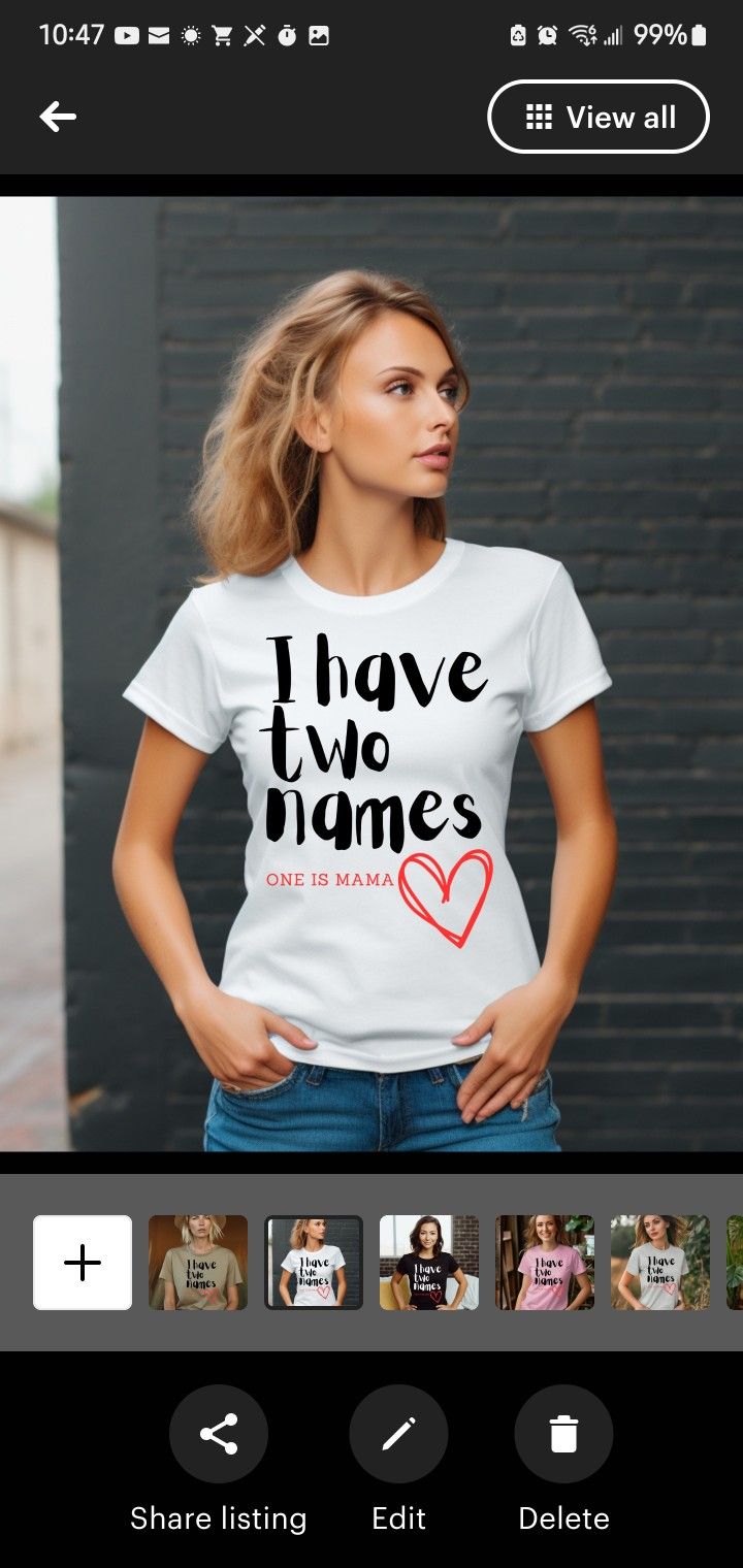 Mother's Day "I Have Two Names" Shirt