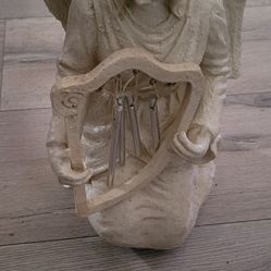 Angel Statue With Harp
