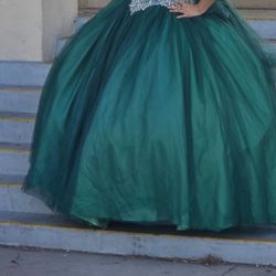 Green Quinceanera Dress
