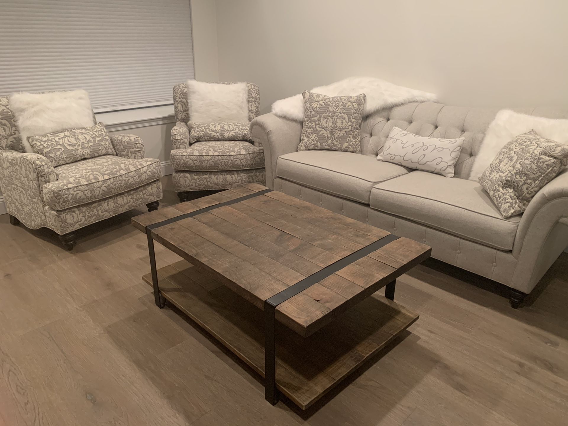 Thomasville Custom Couch and Accent Chairs