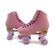 Pink Quad Roller Skates