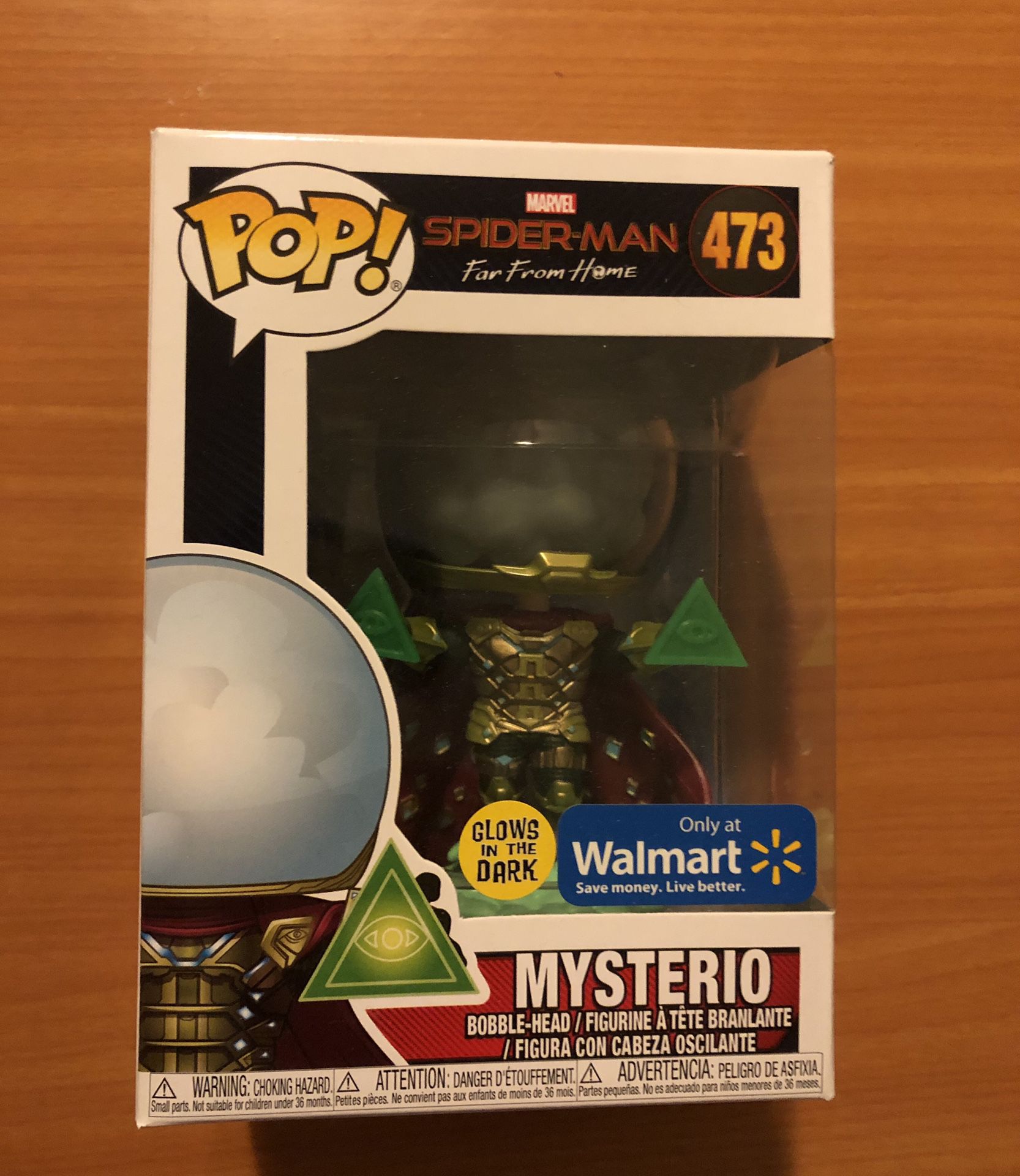 Mysterio Funko Pop Walmart Exclusive GITD