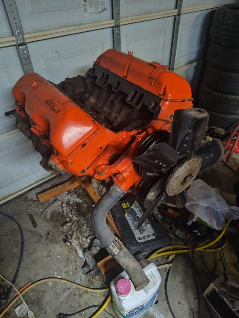 "Chevy 348 Engine W/ Camel Humps"