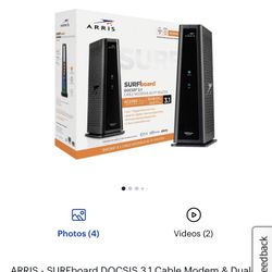 ARRIS Cable Modem & Dual-Band Wi-Fi Router for Xfinity and Cox service tiers