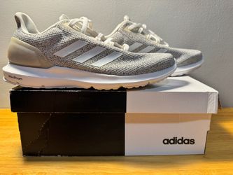 Adidas Lite Racer Cloudfoam [Men Size 10] White/Grey DB0630 Very Lightly Used