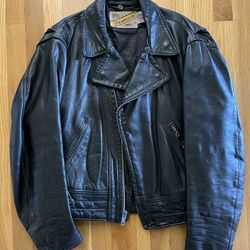 Vintage Schott Perfecto 46 Leather Jacket USA 