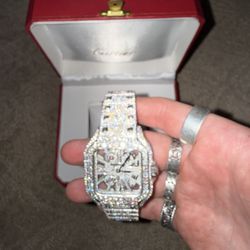 MOISSANITE WATCH BRAND NEW HIGH LUXURY WATCH FOR SALE