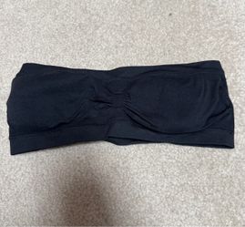 Jr. Black Strapless Bra Small