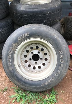 Aluminum rims and tires