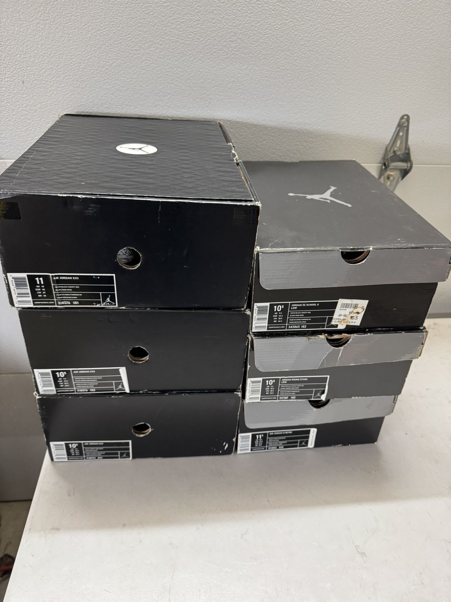 Air Jordan’s Used Some Original Boxes Sizes On The Box