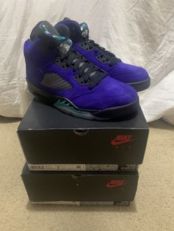 DS RETRO MENS AIR JORDAN 5 “ALT GRAPE”
