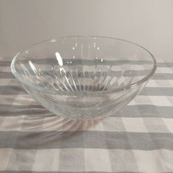 Vintage Princess House Lead Crystal Starburst Serving Bowl