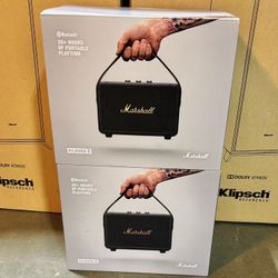Marshall Kilburn II Wireless Portable Speaker – Rich Bass, Premium Vintage Design, Fast Charging