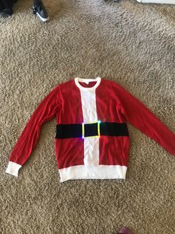 Santa light up sweater