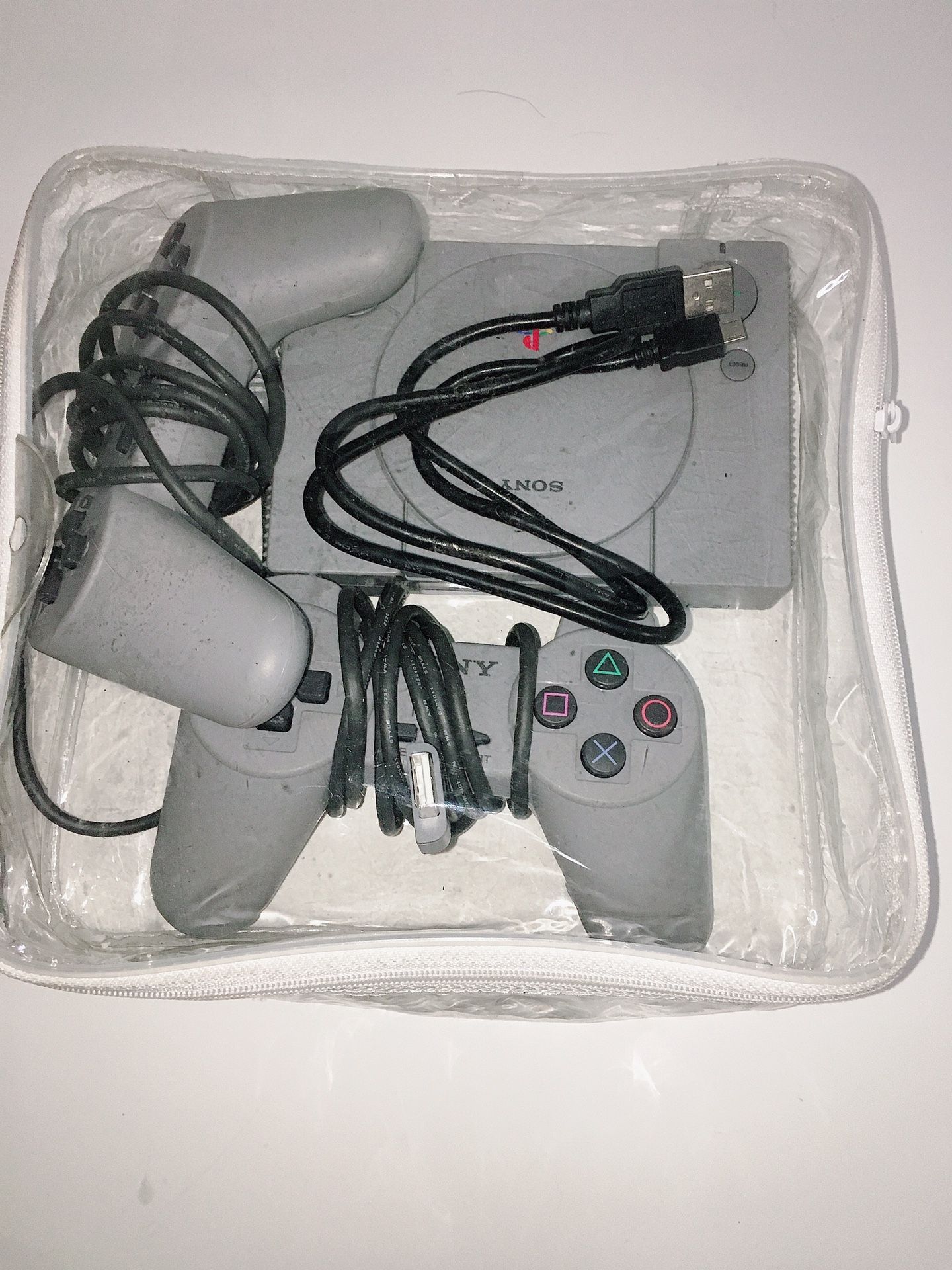 Sony Playstation Classic Gaming System With 2 Controllers