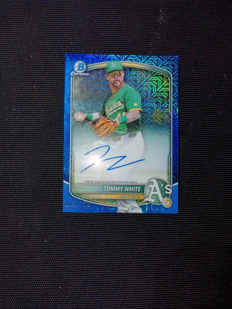 2025 Bowman Chrome # BMA-TW Tommy White #'d/150 Auto