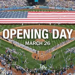 Los Angeles Dodgers Opening Day Tickets