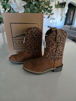 🤠 Smoky Mountain Kids Western Boots – Leopard Print 🤠