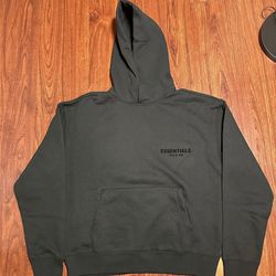 Essentials Black hoodie