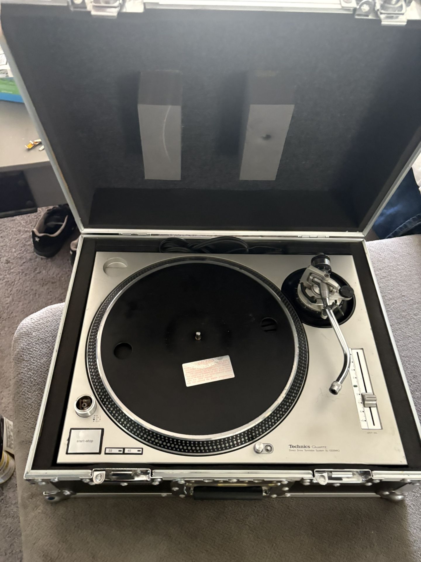 Technics 1200 With Odyssey Case