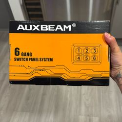 Auxbeam 6-gang switch panel controller (SKU QP006237)