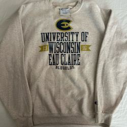 University of Wisconsin Eau Claire Blugolds Champion Brand Crewneck