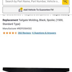 Universal Spoiler Plastic Replacement 