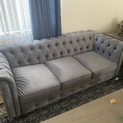 2 Grey Sofas