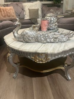 Coffee table marble