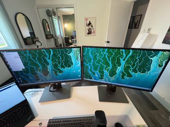 (2) Dell 27” with built in USB-C Docking Station- Monitors – Matching Pair – Excellent Condition