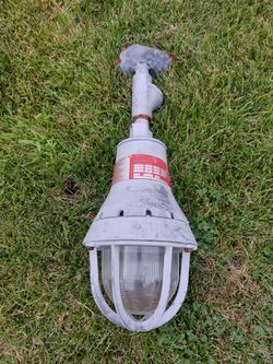Vintage industrial lamp light project