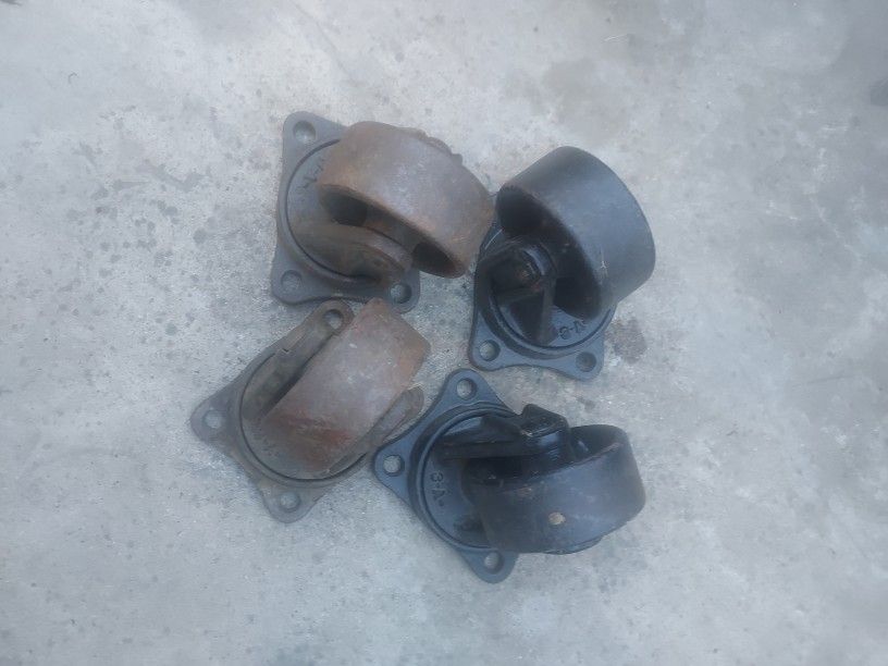 Heavy duty caster wheels