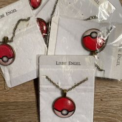 Poke ball Necklace 