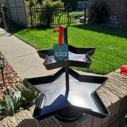 Metal Star Two Tier Server,  New
