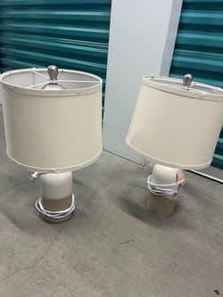 Two cute matching lamps