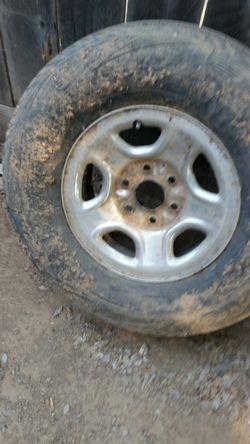 Silverado chrome rim