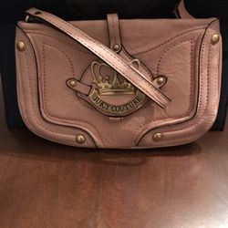 Juicy Couture Soft Pink Wristlet 100% Genuine  Leather