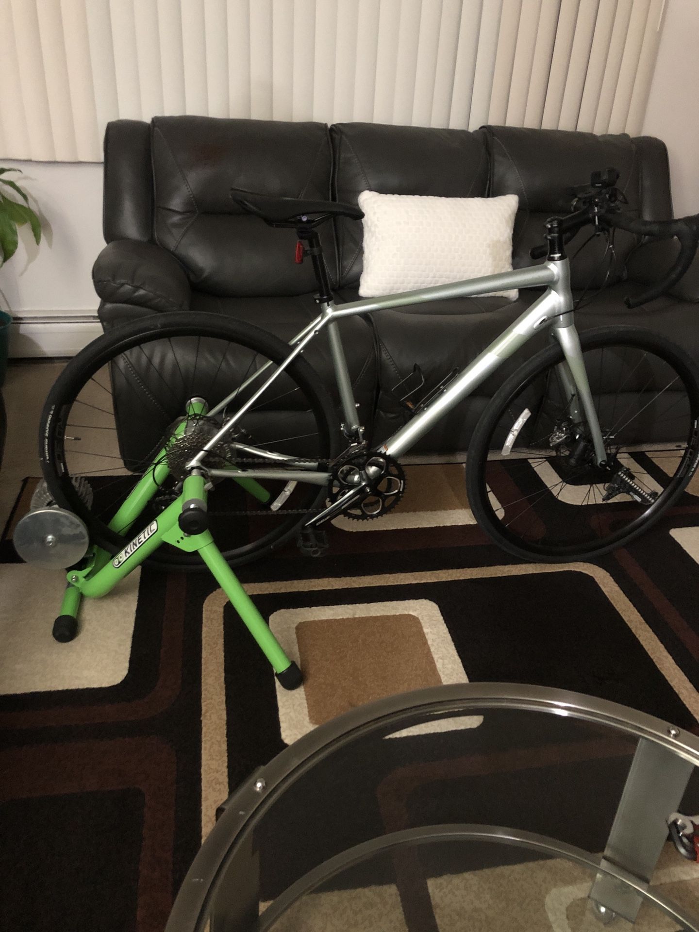 Kinetic indoor bike trainer