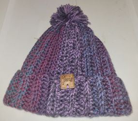 Purple tones hat