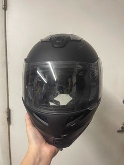 Matte Black Full-Face Motorcycle Helmet