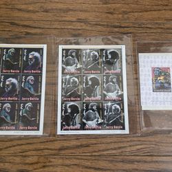 Jerry Garcia Greatful Dead Stamps 