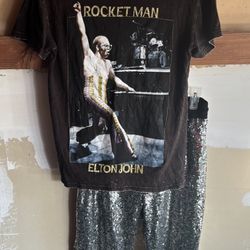 Elton John Rocket Man Tee Shirt 